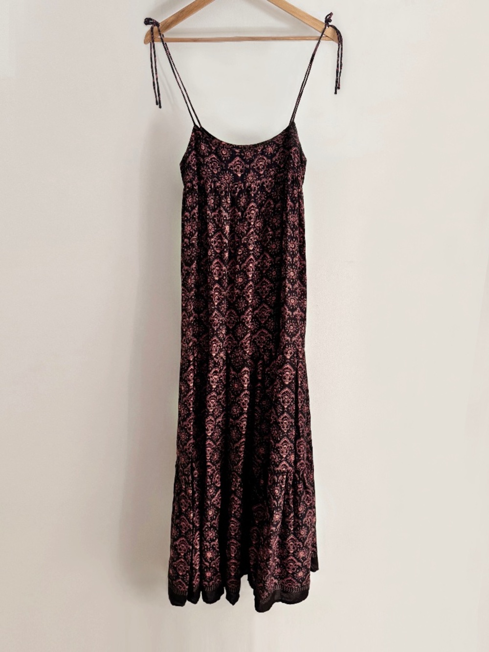 Natalie Martin Melanie Dress Fleur-De-Lis Black Size Small